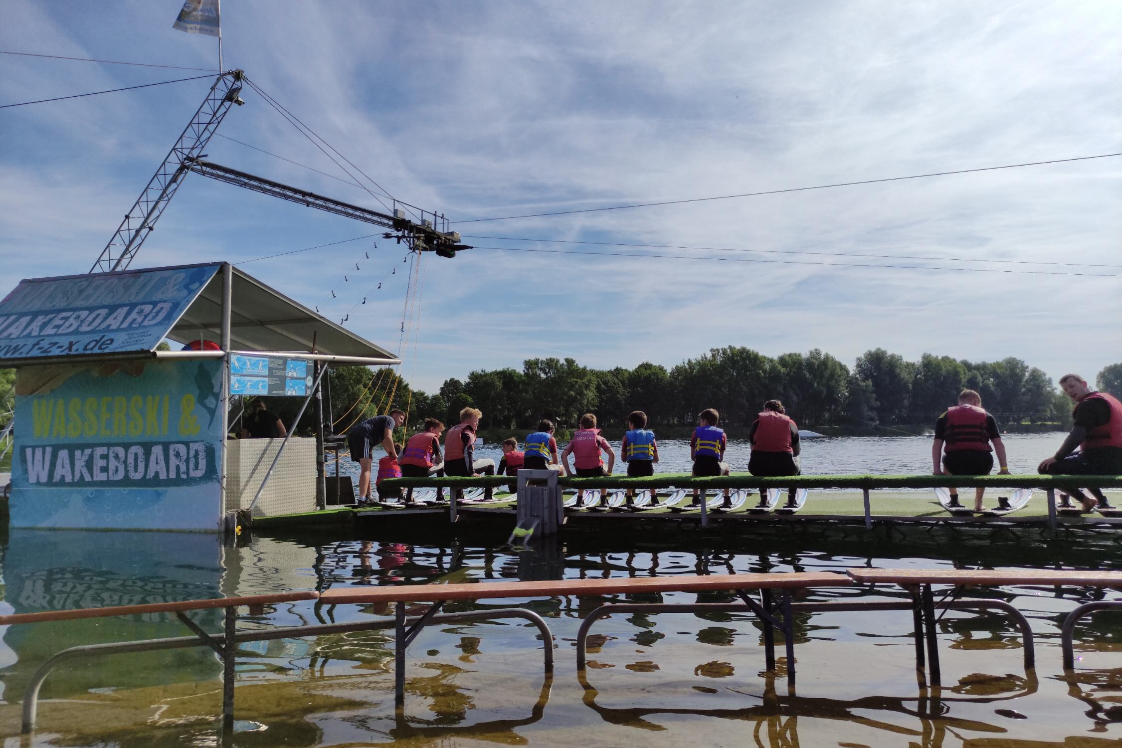 Wasserski an der Xantener Südsee