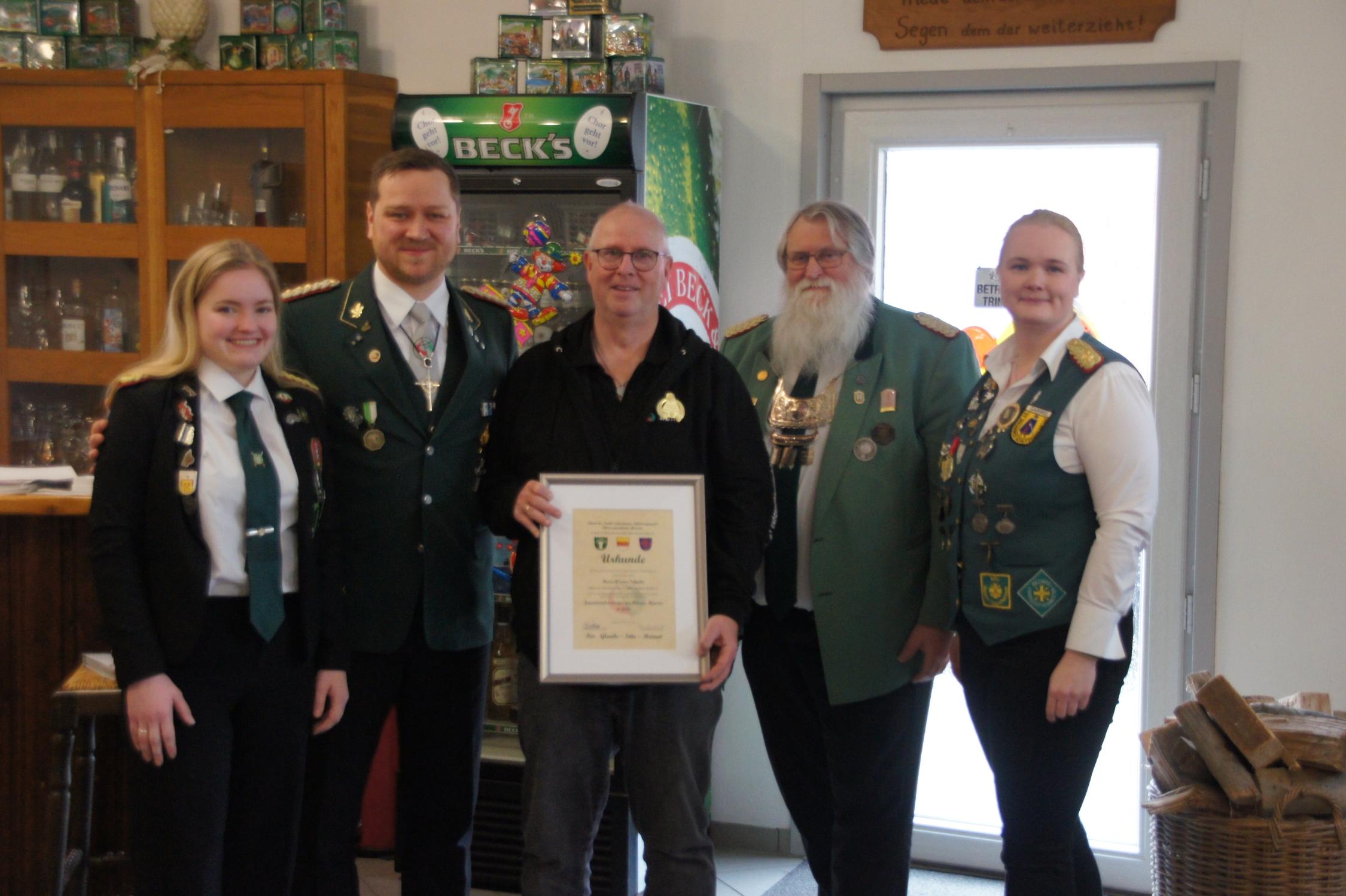 Ehrung_Goldener Jugendverdienstorden