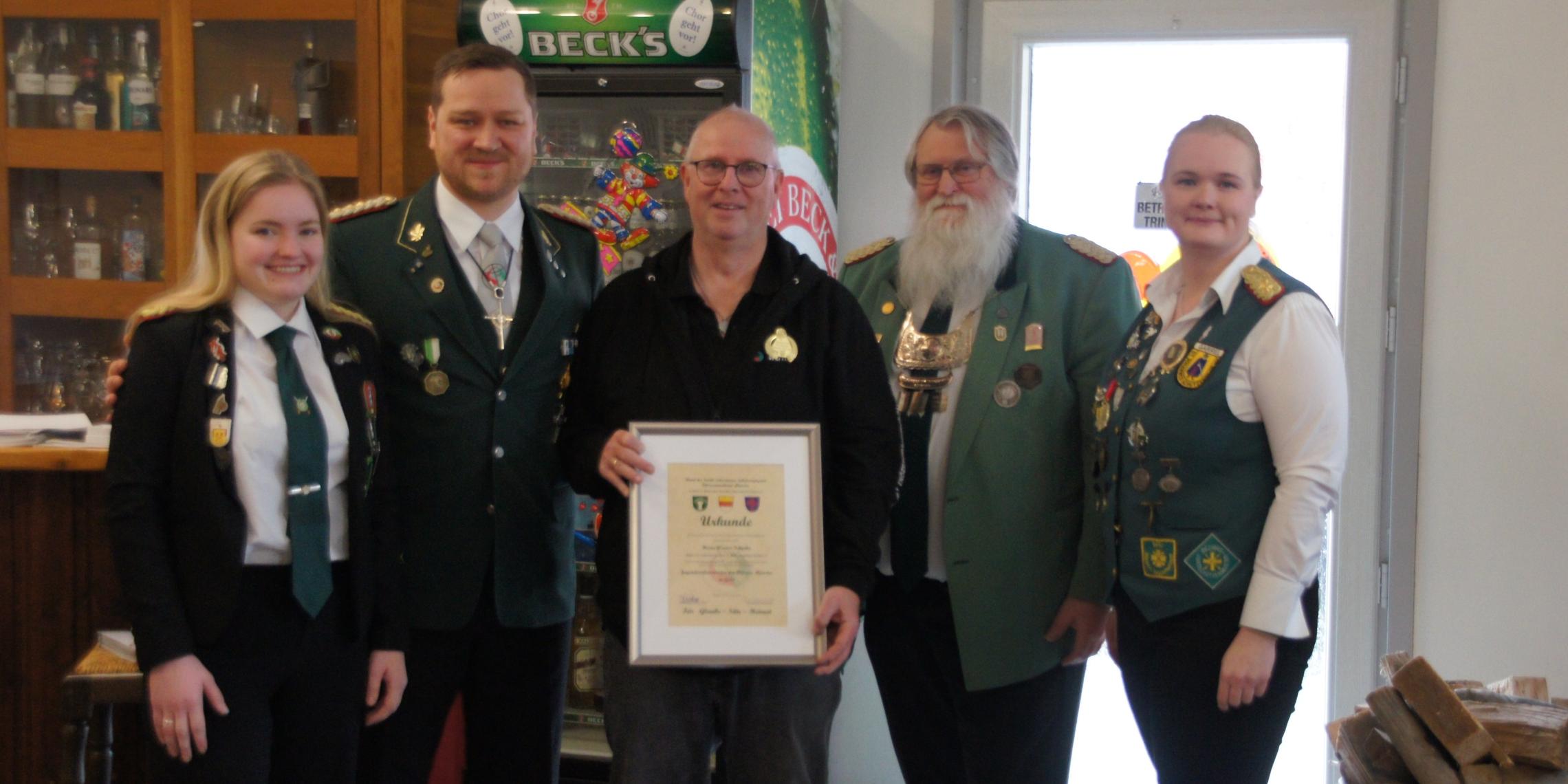 Ehrung_Goldener Jugendverdienstorden