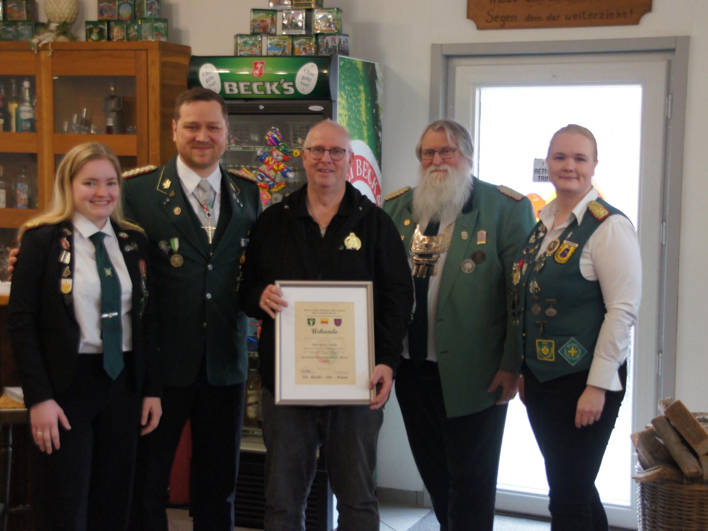 Ehrung_Goldener Jugendverdienstorden