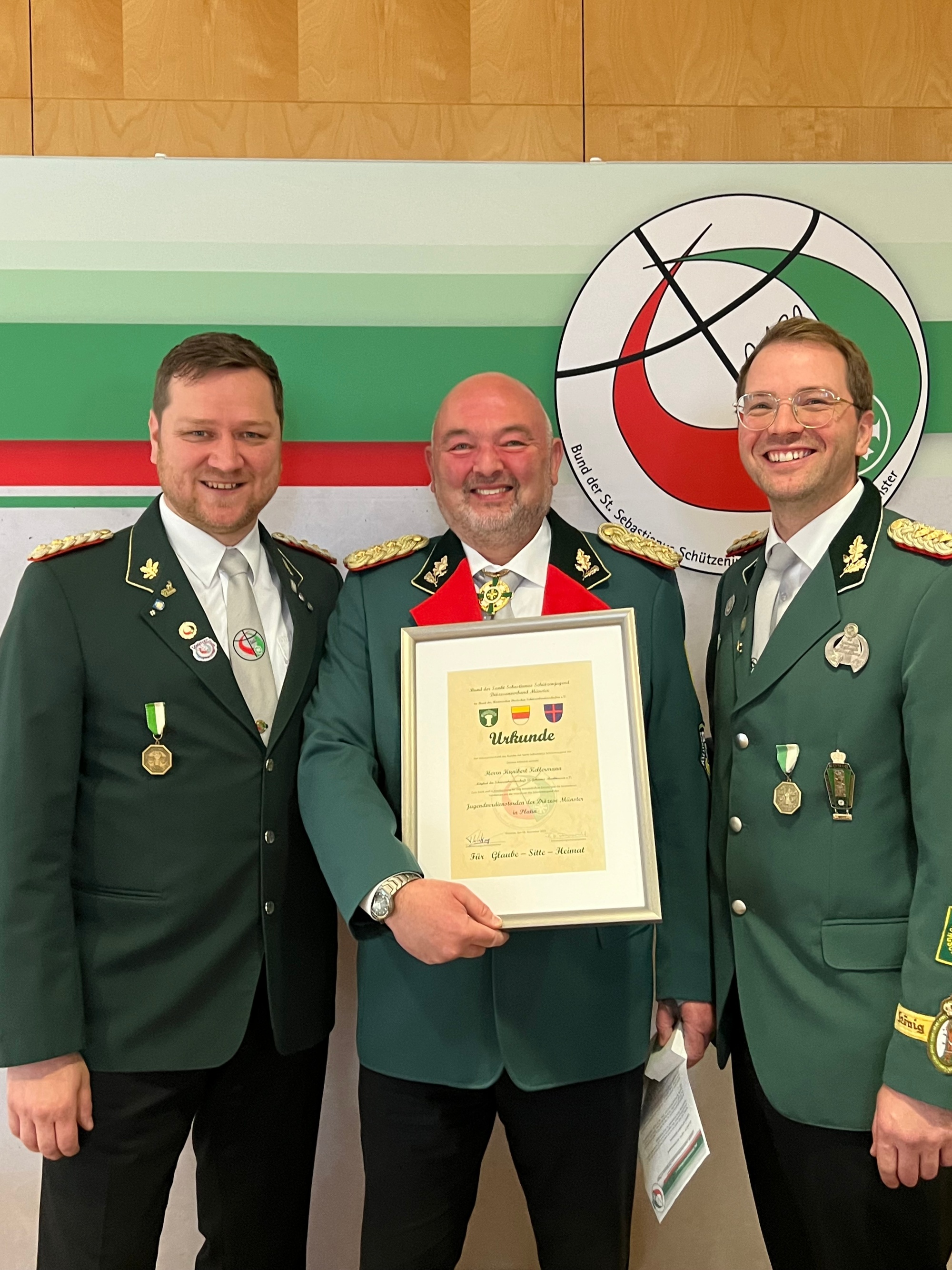 Ehrung JVO in Platin, Kunibert Kellermann