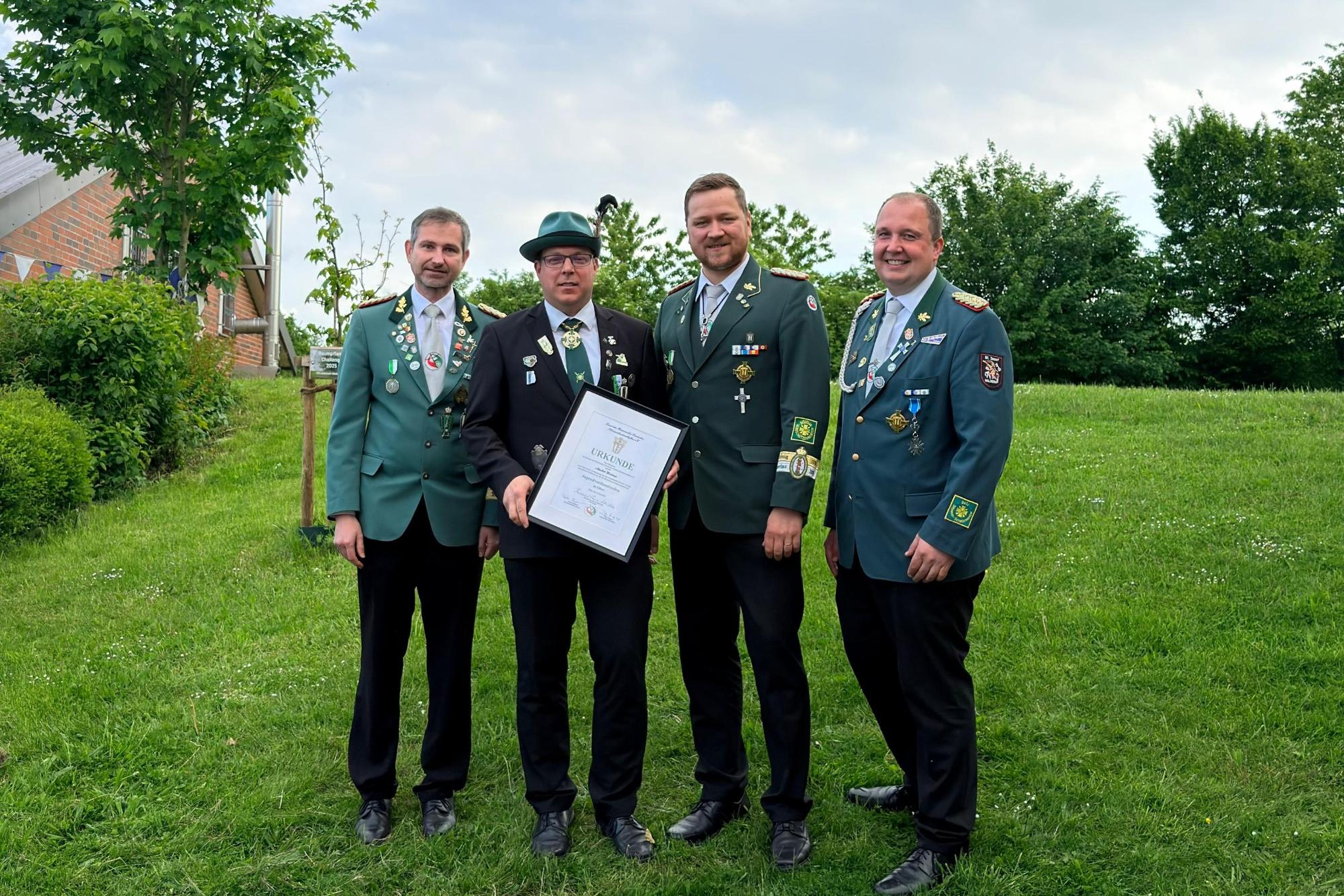 Ehrung JVO Silber, Andre Heinze