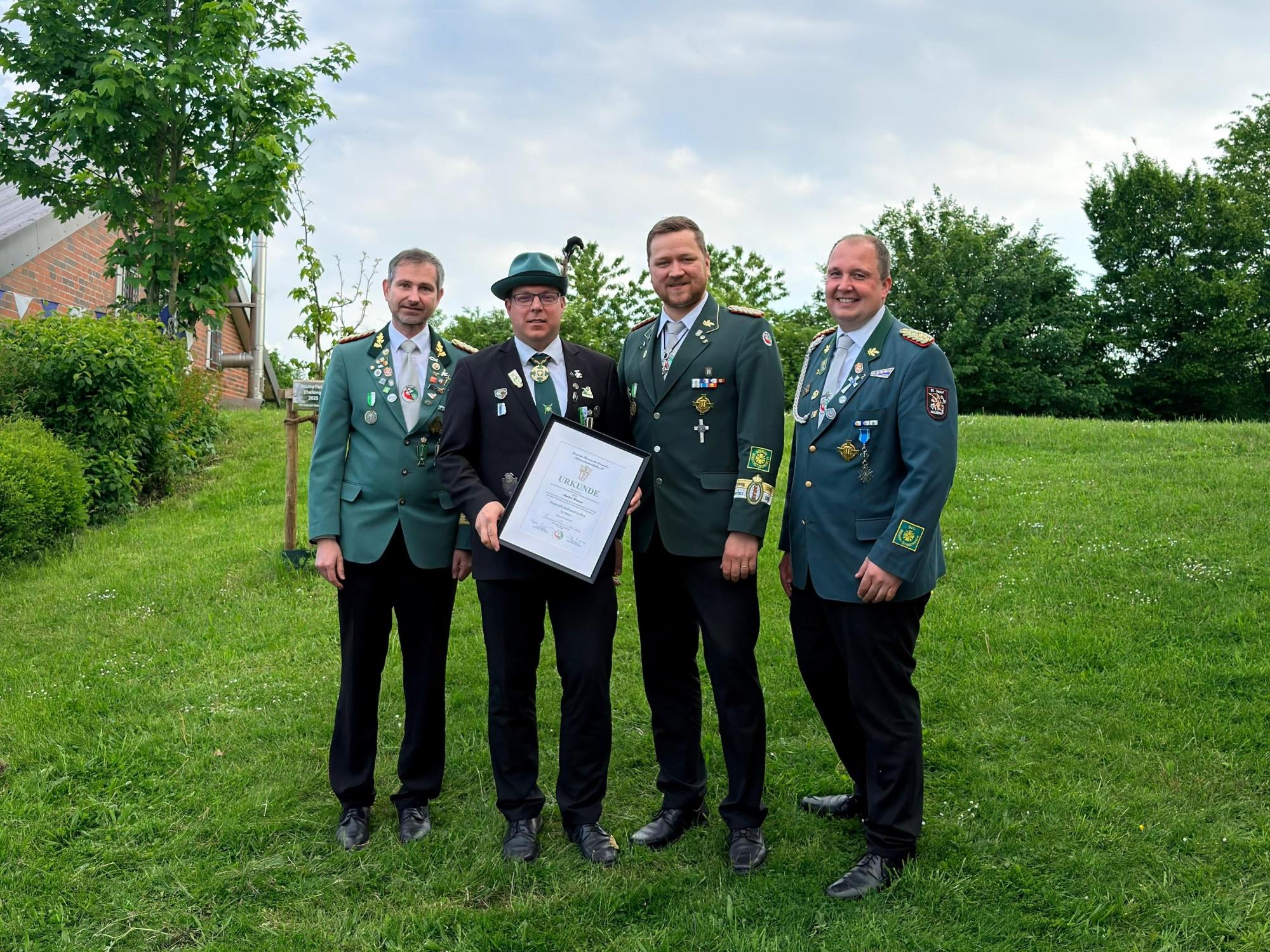 Ehrung JVO Silber, Andre Heinze